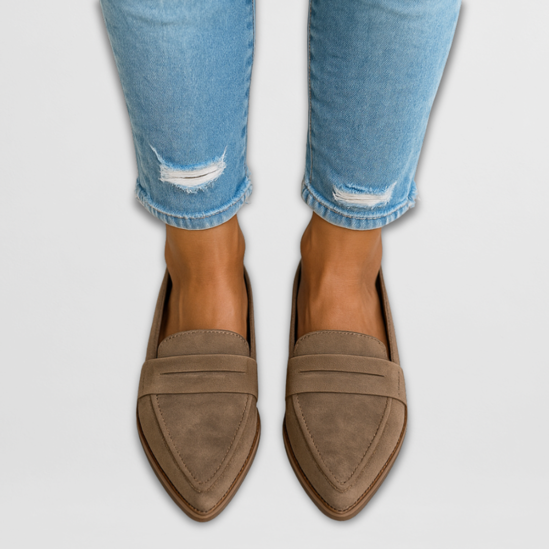 Nadia – Stylish Suede Loafers