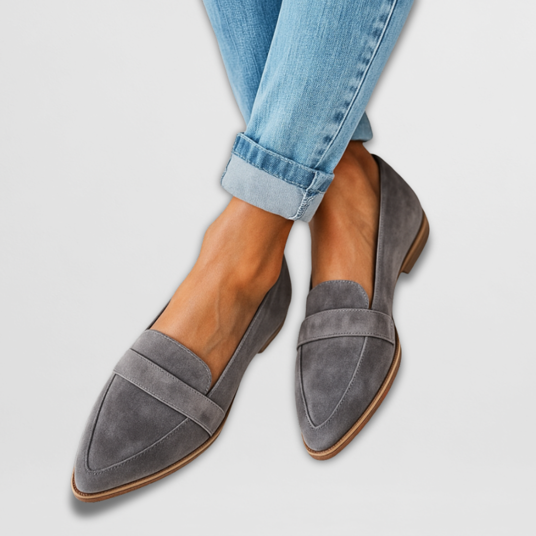 Nadia – Stylish Suede Loafers