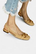 Alma | Square-Toe Slingback Loafers