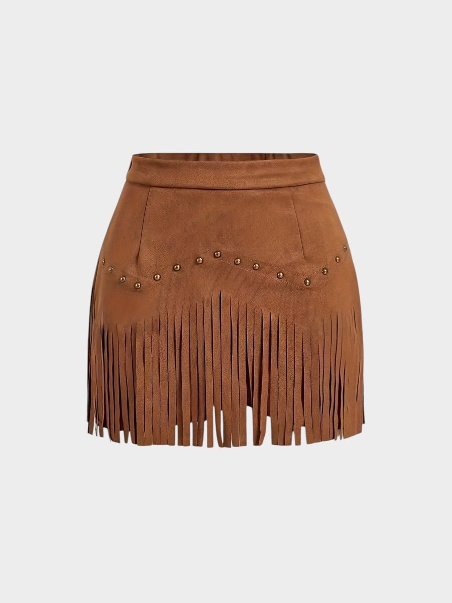 Amélie | Tassel-Detail Woven Skirt