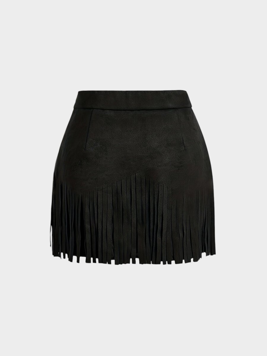 Amélie | Tassel-Detail Woven Skirt