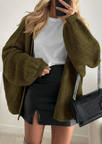 Aria | Oversized Knit Cardigan Sweater