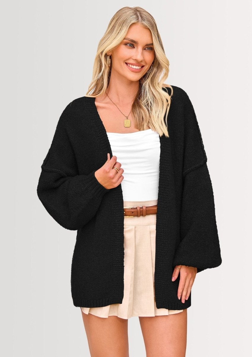 Aria | Oversized Knit Cardigan Sweater