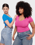 Aria | Second-Skin V-Neck Top