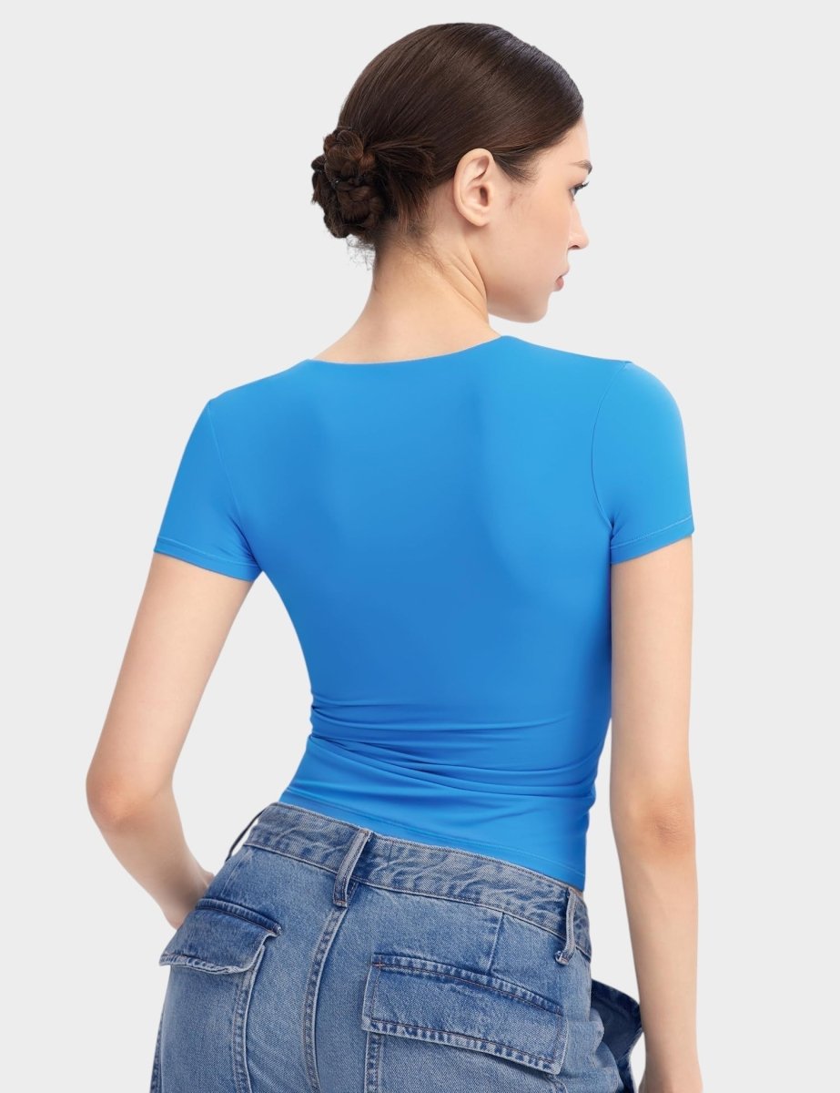 Aria | Second-Skin V-Neck Top