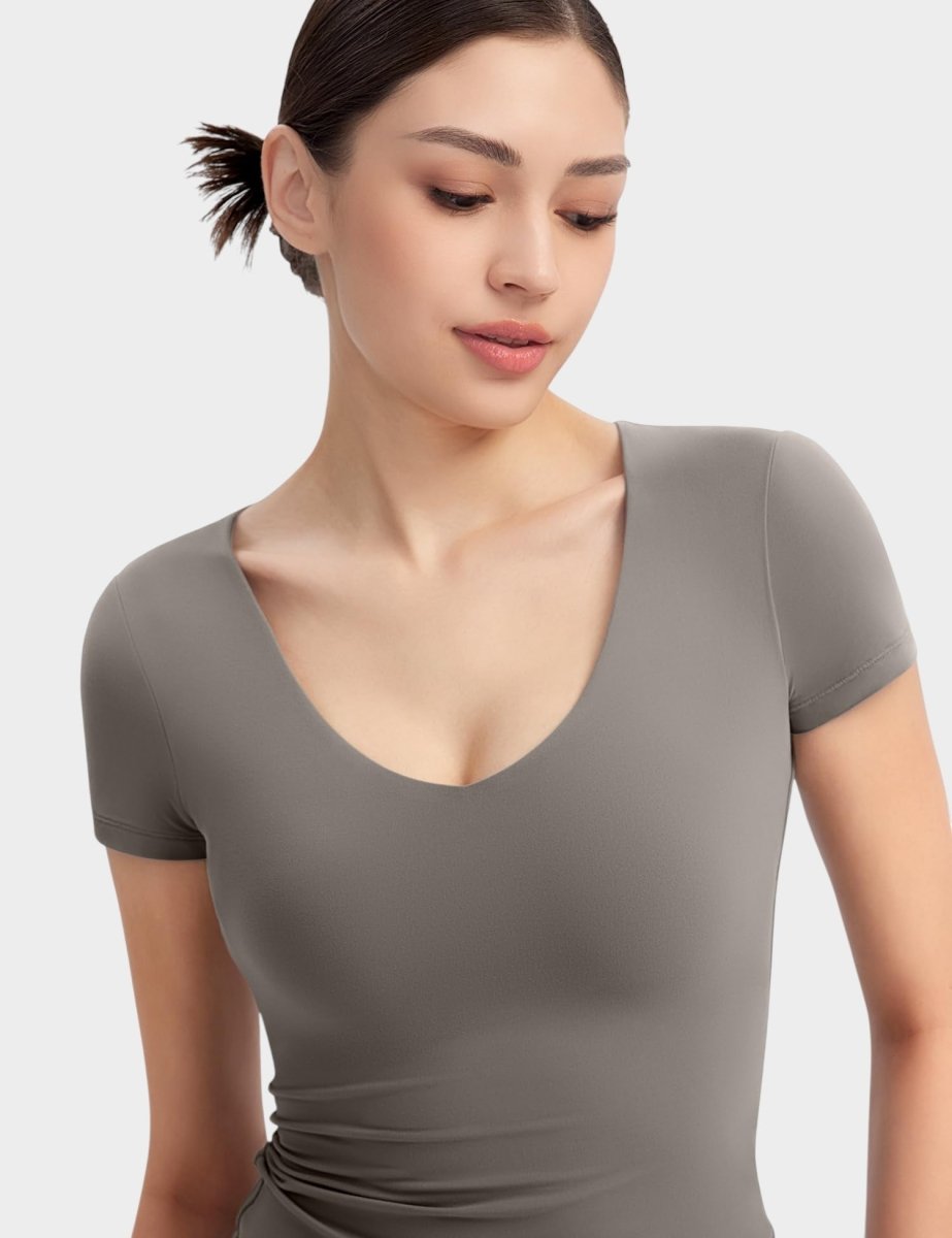 Aria | Second-Skin V-Neck Top