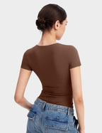 Aria | Second-Skin V-Neck Top