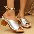 ARINA | STYLISH ORTHOPEDIC THICK HEEL SANDALS