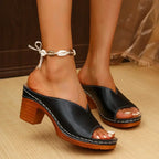 ARINA | STYLISH ORTHOPEDIC THICK HEEL SANDALS