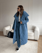 Belted Long Down Jacket