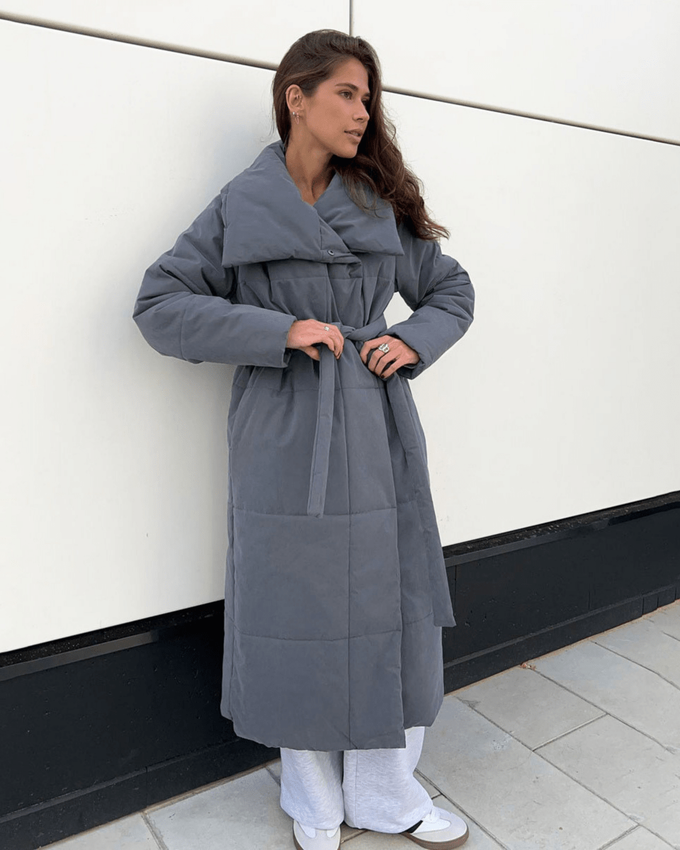 Belted Long Down Jacket