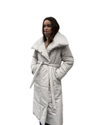 Belted Long Down Jacket