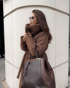 Belted Long Down Jacket