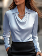 BLAIRE | ELEGANT SATIN BLOUSE