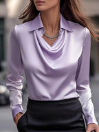 BLAIRE | ELEGANT SATIN BLOUSE