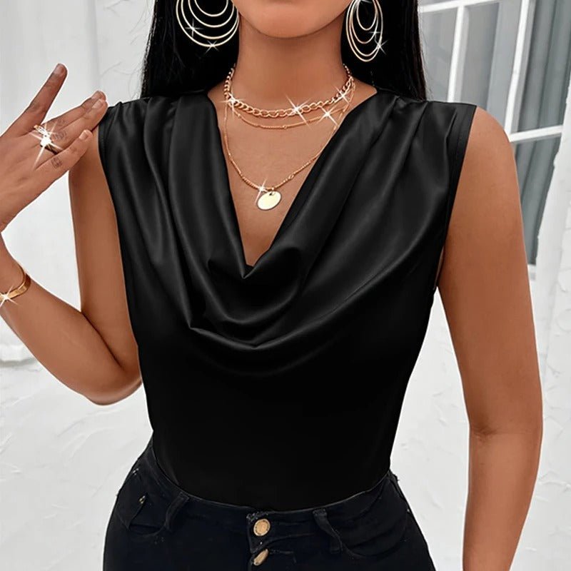 BRITTANY | ELEGANT SATIN TOP