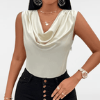 BRITTANY | ELEGANT SATIN TOP