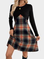 Camila | Plaid Two-Piece Dress Set