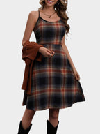Camila | Plaid Two-Piece Dress Set