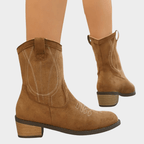 Chandler | Cowboy -Style Ankle Boots