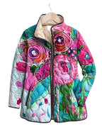 Charming Women's Jacket with Floral Pattern