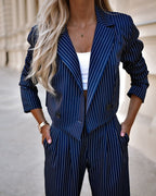 Chic Striped Suit