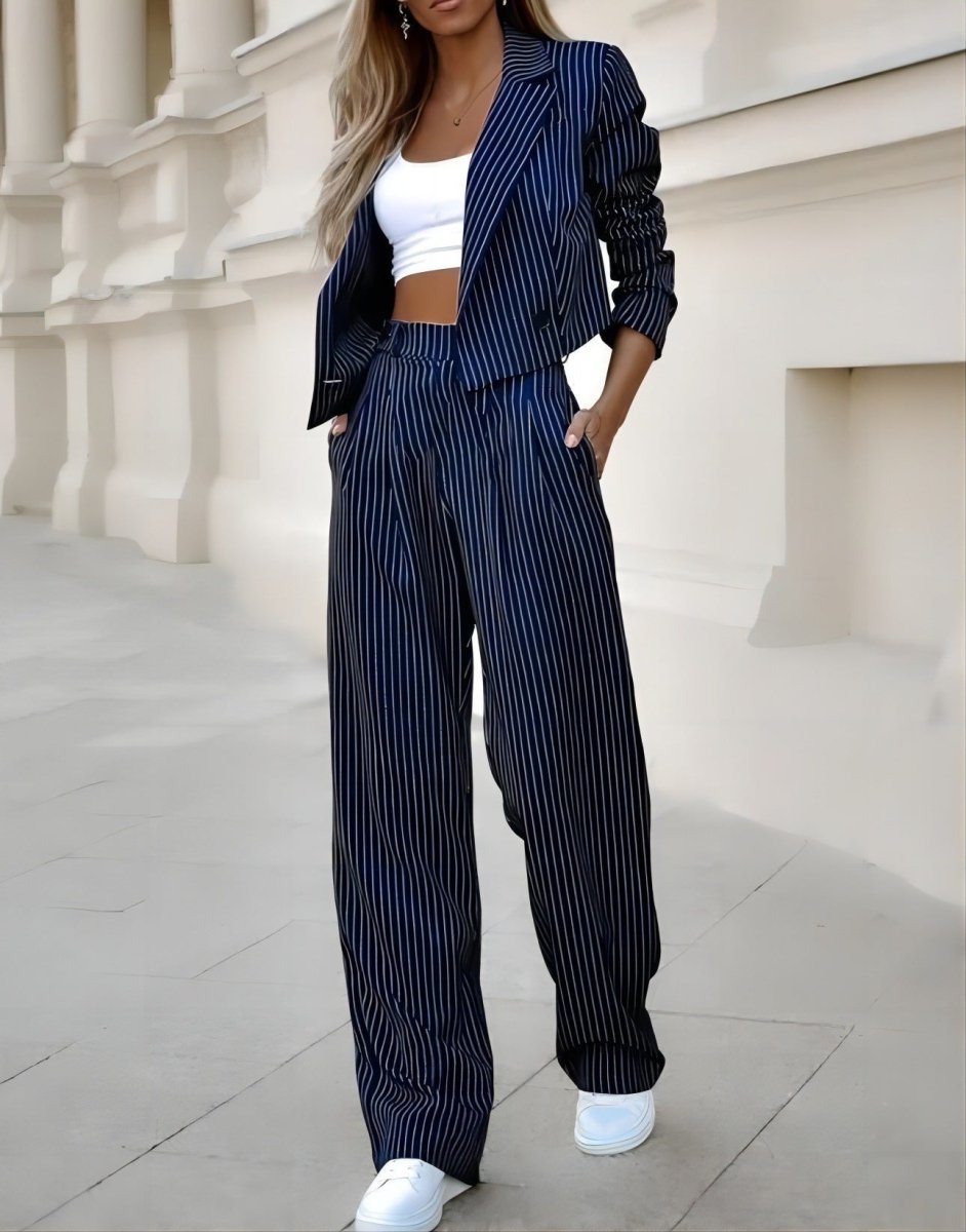 Chic Striped Suit