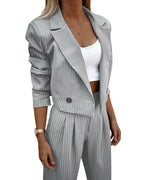 Chic Striped Suit
