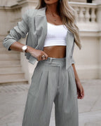 Chic Striped Suit