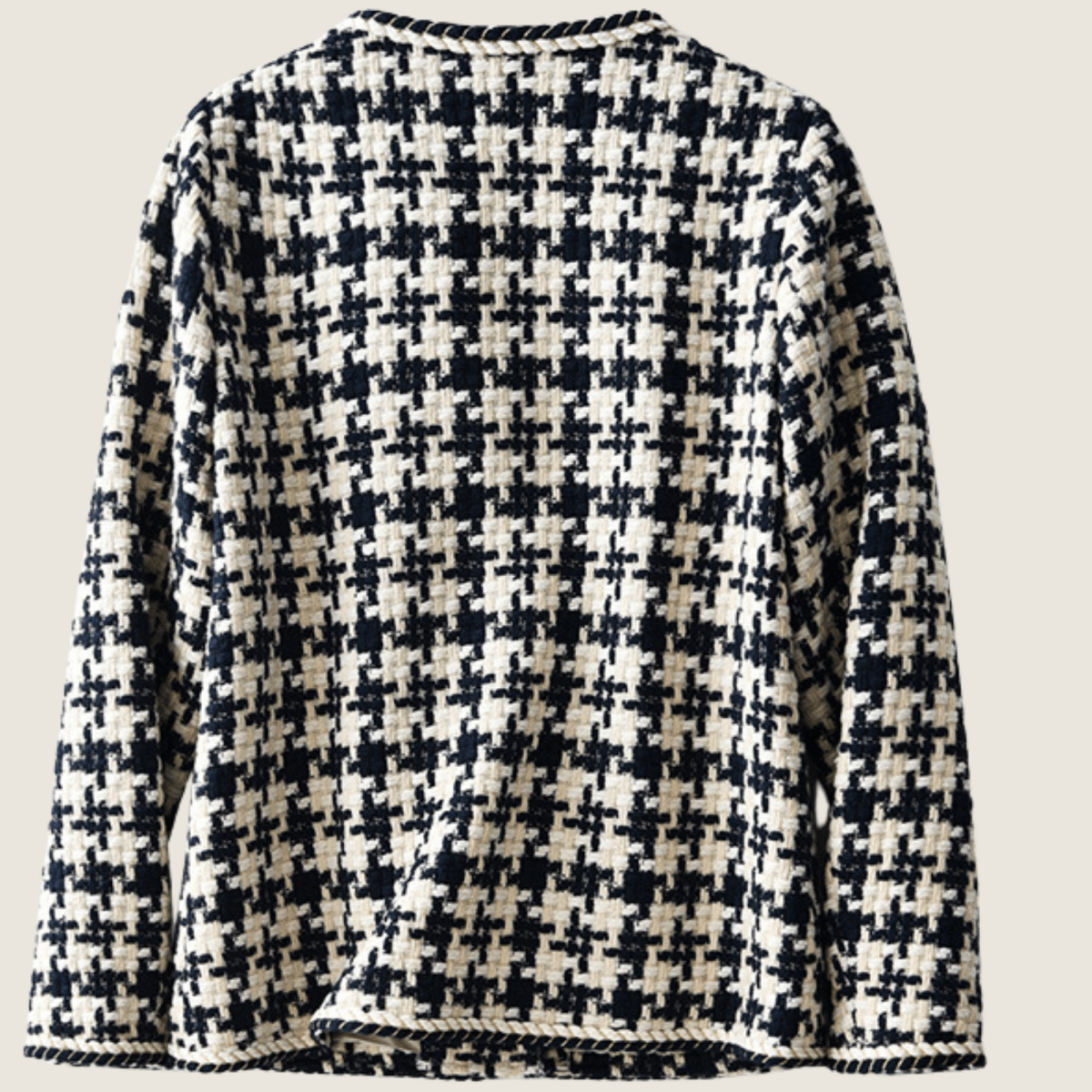 Classic Houndstooth Blazer