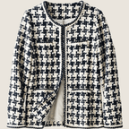 Classic Houndstooth Blazer