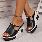 CLAUDIA | ORTHOPEDIC WEDGE SANDALS
