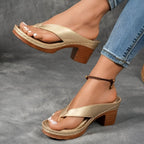 CLAUDINE | TIMELESS HIGH HEELED SANDALS