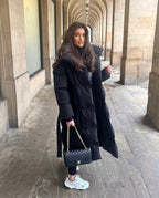 Derya | Long Black Puffer Jacket