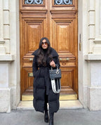 Derya | Long Black Puffer Jacket