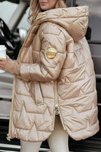Devera™ | Elegant winter coat with hood and padding