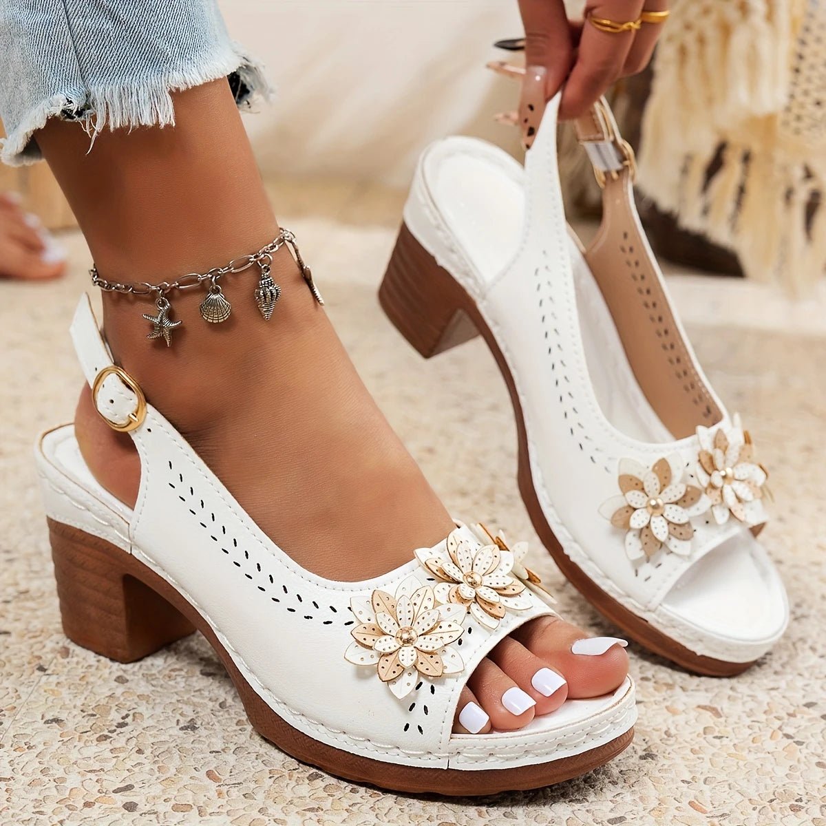 DIANA | STYLISH THICK HEELS SANDALS