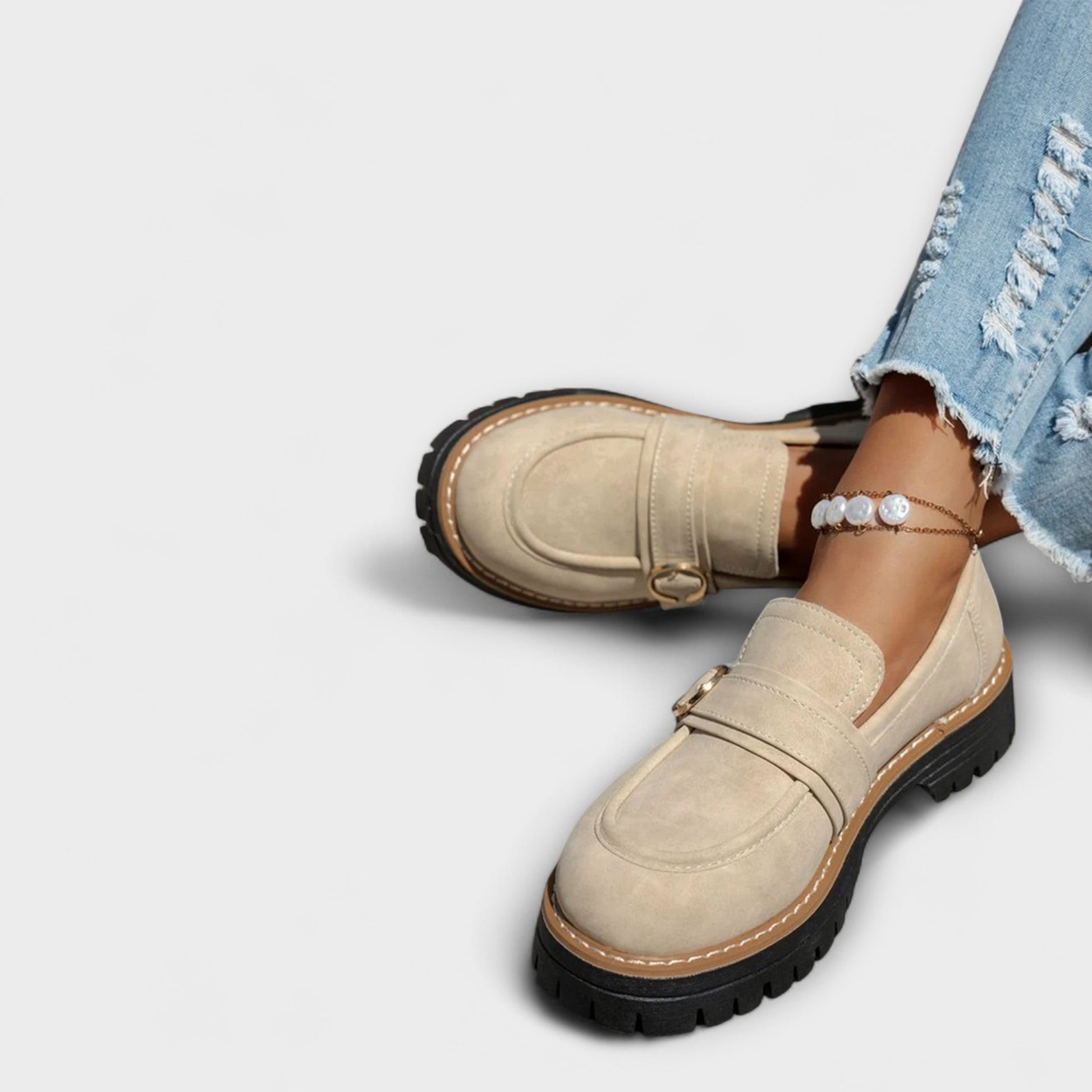 Lora – Casual Round-Toe Loafers