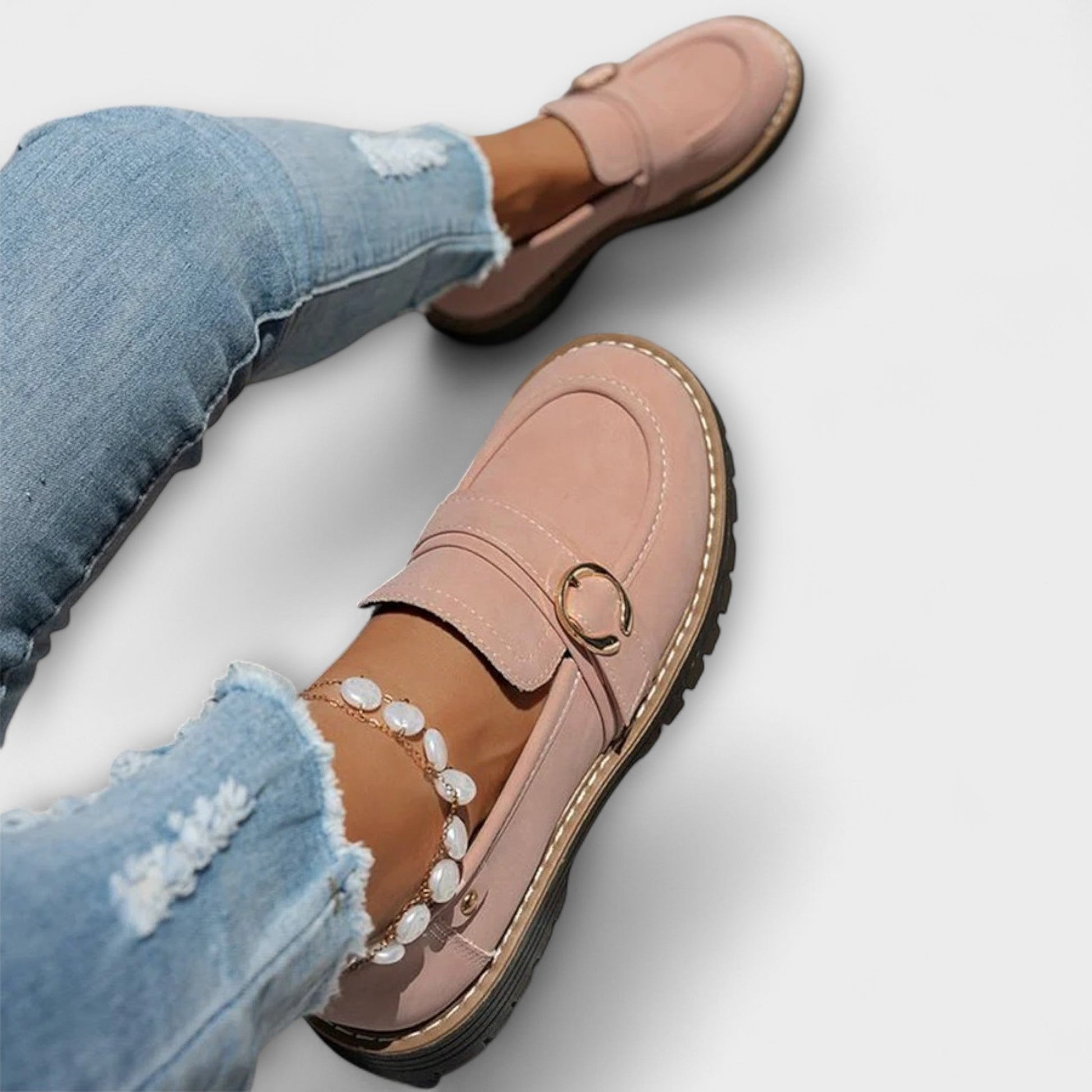 Lora – Casual Round-Toe Loafers