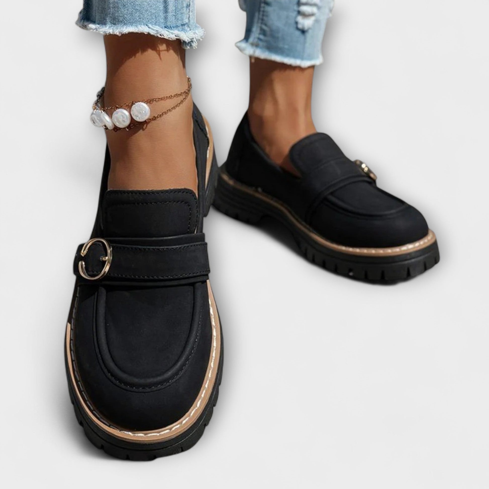 Lora – Casual Round-Toe Loafers