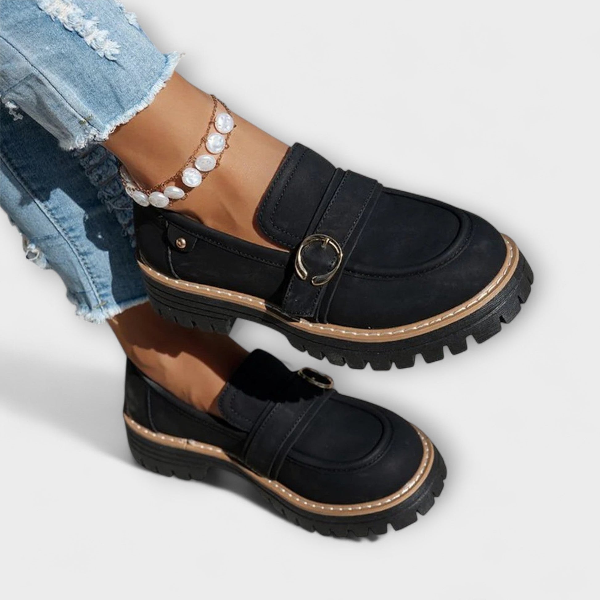 Lora – Casual Round-Toe Loafers