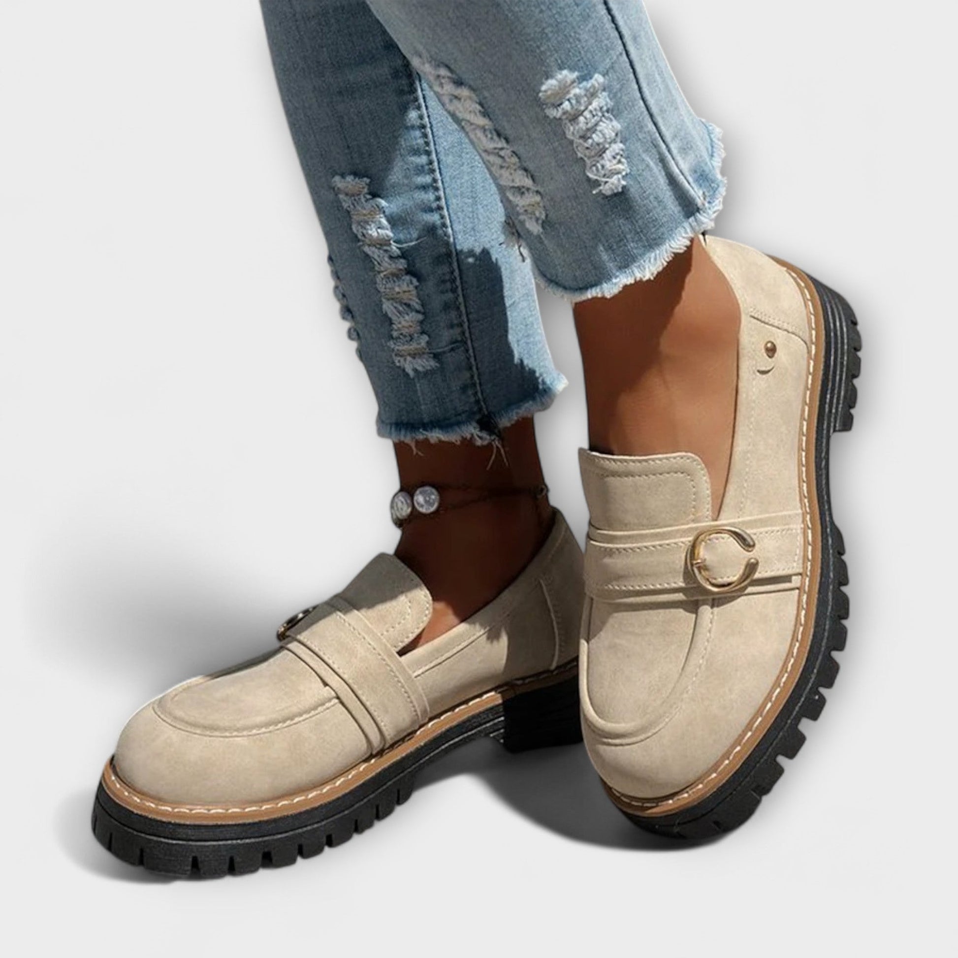 Lora – Casual Round-Toe Loafers