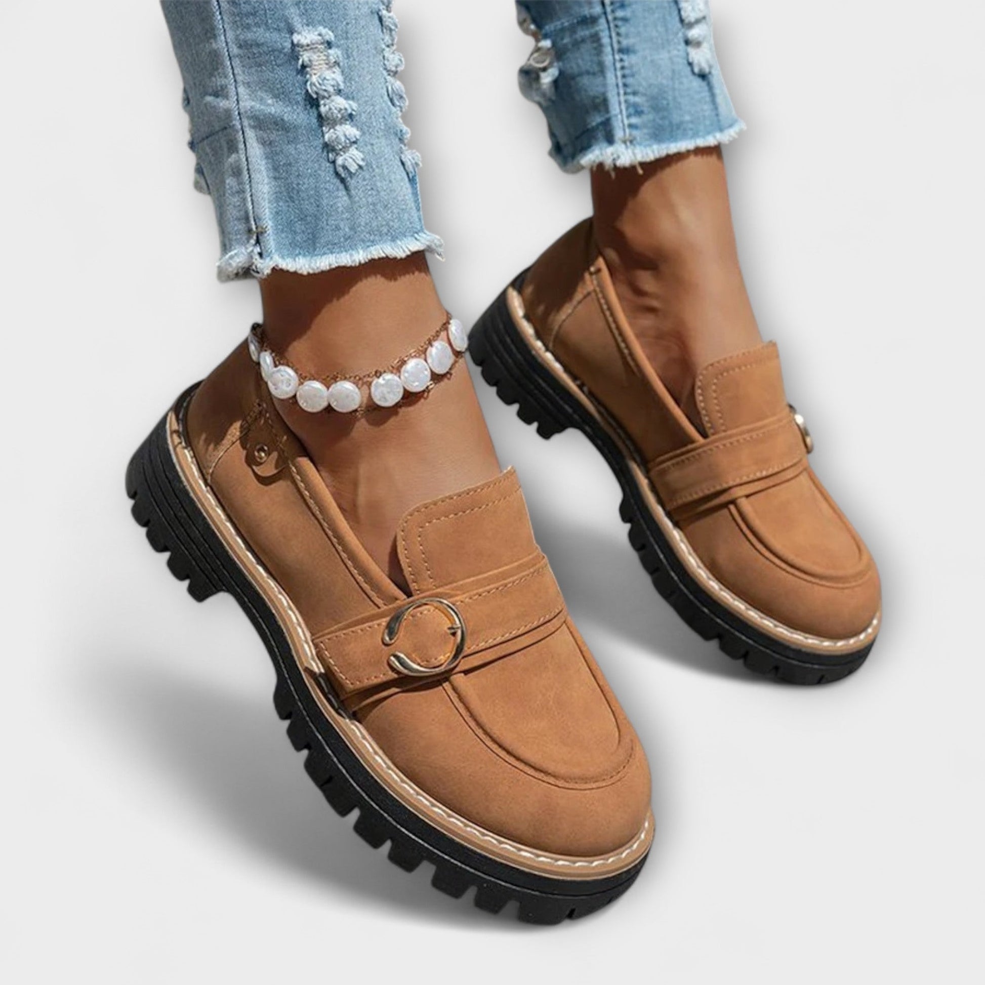 Lora – Casual Round-Toe Loafers