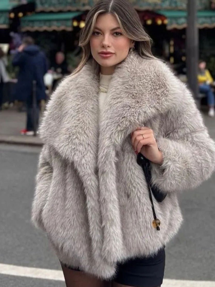 Elegance Plush Coat