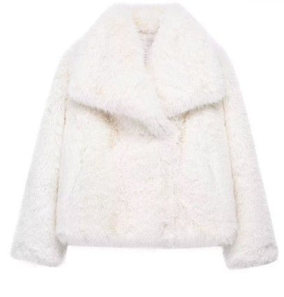 Elegance Plush Coat