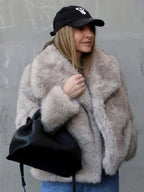 Elegance Plush Coat
