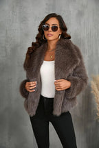 Elegance Plush Coat