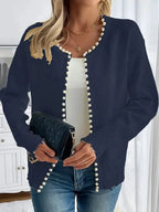 Elegant Pearl Cardigan
