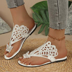EVELYN | SEQUIENCED BUTTERFLY SANDALS