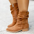 FRANCINCE | LOW HEEL ANKLE BOOTS